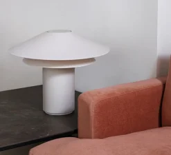 Lampe*Faro Lampe à poser, Shan, , Ø60cm, H48,5cm - beige