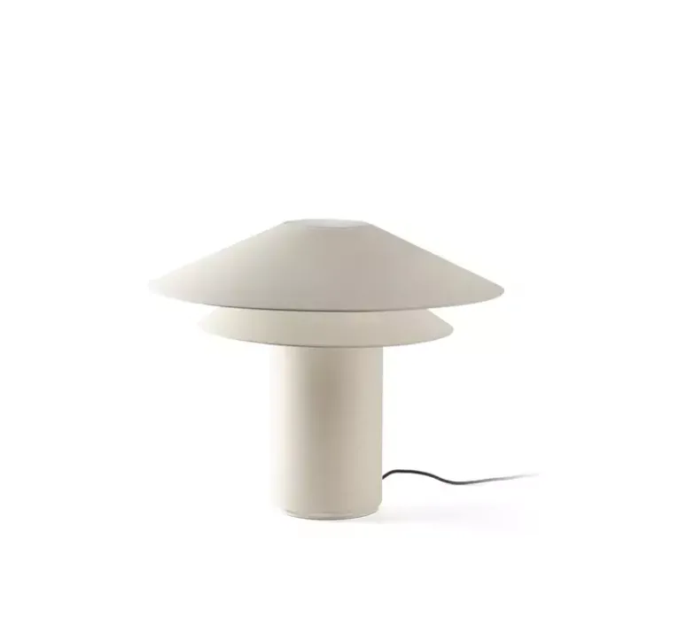 Lampe*Faro Lampe à poser, Shan, , Ø60cm, H48,5cm - beige