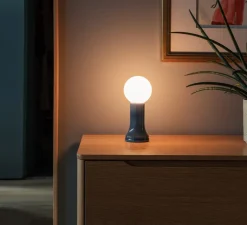 Lampe*Tala Lampe à poser, Shore, , Ø9,5cm, H22,5cm - Gris fumé