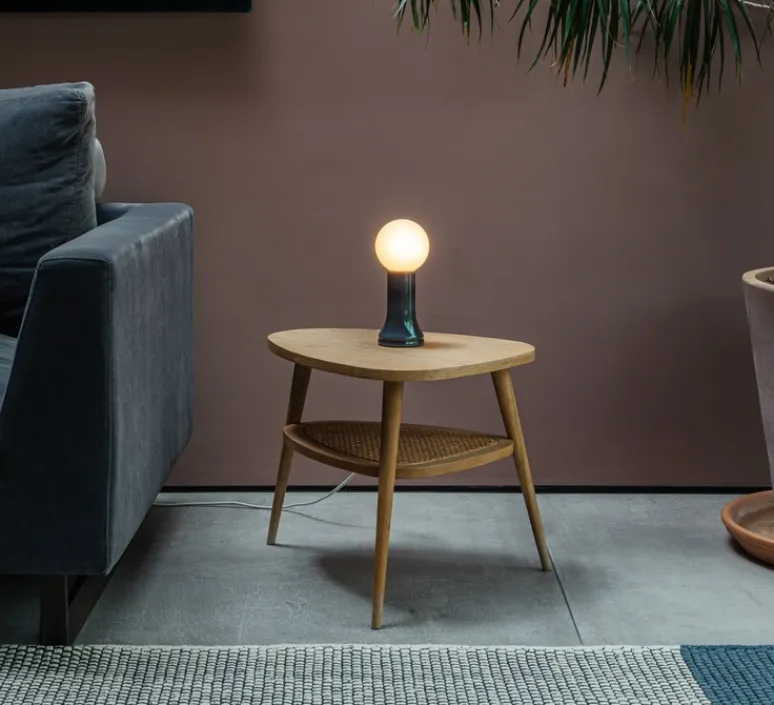 Lampe*Tala Lampe à poser, Shore, , Ø9,5cm, H22,5cm - Gris fumé