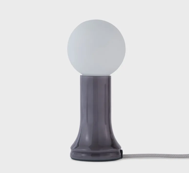 Lampe*Tala Lampe à poser, Shore, , Ø9,5cm, H22,5cm - Gris fumé
