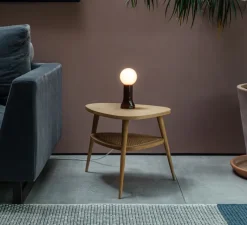 Lampe*Tala Lampe à poser, Shore, , Ø9,5cm, H22,5cm - Marron bouteille