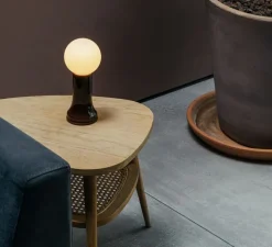 Lampe*Tala Lampe à poser, Shore, , Ø9,5cm, H22,5cm - Marron bouteille