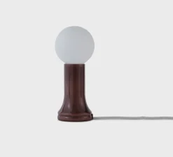 Lampe*Tala Lampe à poser, Shore, , Ø9,5cm, H22,5cm - Marron bouteille