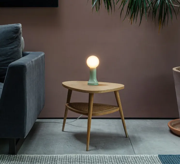 Lampe à poser, Shore, Vert d'eau, Ø9,5cm, H22,5cm - Tala