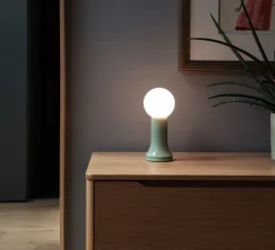 Lampe à poser, Shore, Vert d'eau, Ø9,5cm, H22,5cm - Tala