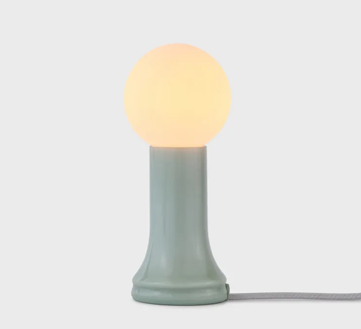 Lampe à poser, Shore, Vert d'eau, Ø9,5cm, H22,5cm - Tala