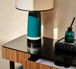 Lampe*Sarah Lavoine Lampe à poser, Sicilia, Sarah, Ø30cm, H49cm - bleu