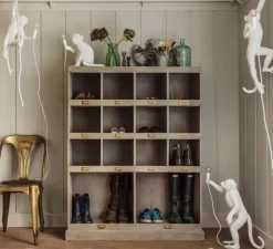 Lampe*Seletti Lampe à poser, Singe, Monkey Sitting, , H32cm - blanc