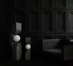 Lampe*101 Copenhagen Lampe à poser, Sitting man Mini, , L16cm, H42,5cm - gris