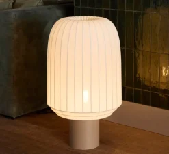 Lampe à poser, Sol, Tradition, Gris, beige, Ø45cm, H58cm - Northern