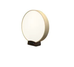 Lampe*Belid Lampe à poser, Solmate, , LED, dim, 2700-4100K, 890 lm, Ø40cm, H43,5cm - bois, bouleau
