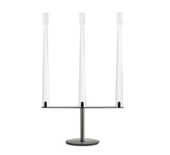 Lampe*Nemo Lighting Lampe à poser, Sorrento 3X, , LED, dim, 2700K, 570 lm, L29cm, H45,5cm - blanc, gris