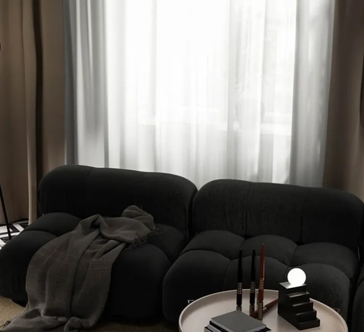 Lampe à poser, Stair, noir, L18,7cm, H22,5cm - Oblure