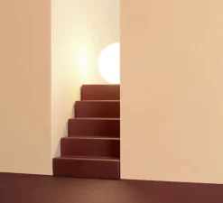 Lampe*Oblure Lampe à poser, Stair, , L18,7cm, H22,5cm - Rouge