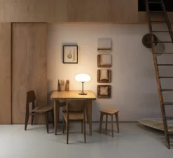 Lampe*Gubi Lampe à poser, Stemlite, , Ø32cm, H42cm - Black Chrome