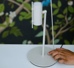 Lampe*OliveLab Lampe à poser, Stilla, , LED, dim, 2700K, 1500 lm, Ø25cm, H50cm - beige