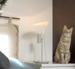 Lampe*OliveLab Lampe à poser, Stilla, , LED, dim, 2700K, 1500 lm, Ø25cm, H50cm - beige