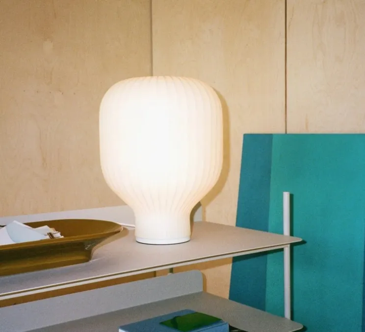 Lampe à poser, Strand, blanc, Ø29cm, H39cm - Muuto
