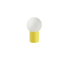 Lampe*Laurence du Tilly Lampe à poser, Sœur, small, RAL 1018, , Ø35cm, H56cm - jaune zinc