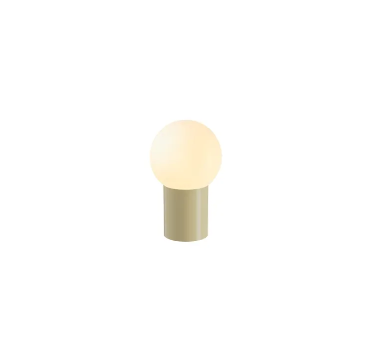 Lampe*Laurence du Tilly Lampe à poser, Sœur, small, RAL 1020, , Ø35cm, H56cm - jaune olive