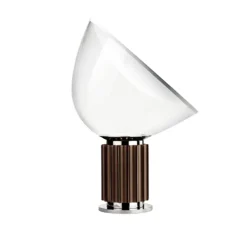 Lampe à poser, Taccia PMMA, bronze anodisé, LED, 2700K, 1400lm, Ø49,5cm, H64,5cm - Flos