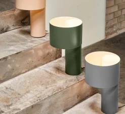 Lampe*Woud Lampe à poser, Tangent, , Ø20cm, H34cm - gris