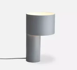 Lampe*Woud Lampe à poser, Tangent, , Ø20cm, H34cm - gris