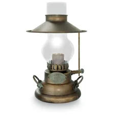 Lampe*Moretti Luce Lampe à poser, Taverna 1616, , L21cm, H36cm - Cuivre laiton vieilli