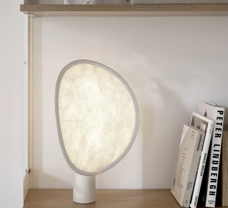 Lampe à poser, Tense, blanc, LED, dim, 3000K, 400 lm, L34cm, H43cm - New Works