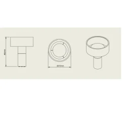 Lampe à poser, Terra Big, chocolat/lignes, chocolat/lignes, chocolat/sablé, IP44, LED, dim, 2700K, 1000 lm, Ø37,2cm, H48,2cm - Pott