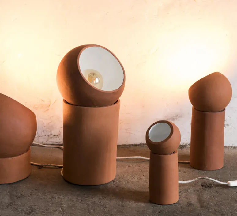 Lampe*Serax Lampe à poser, Terra Light S, , Ø12cm, H29cm - terracotta