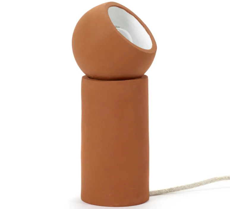 Lampe*Serax Lampe à poser, Terra Light S, , Ø12cm, H29cm - terracotta