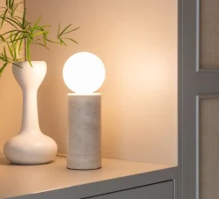 Lampe*It's about Romi Lampe à poser, Tivoli, , Ø12cm, H33cm - blanc