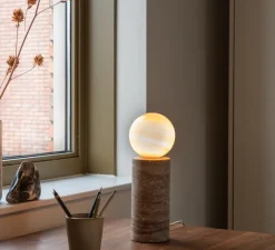 Lampe*It's about Romi Lampe à poser, Tivoli, , Ø12cm, H33cm - sable