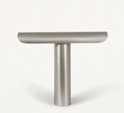 Lampe à poser, t-lamp, acier brossé, L40cm, H33cm - Frama