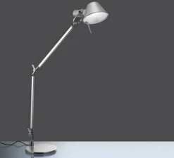 Lampe|Enfants*Artemide Lampe à poser, Tolomeo Table, Aluminium, H129cm, L122cm,3000k, 632lm- gris