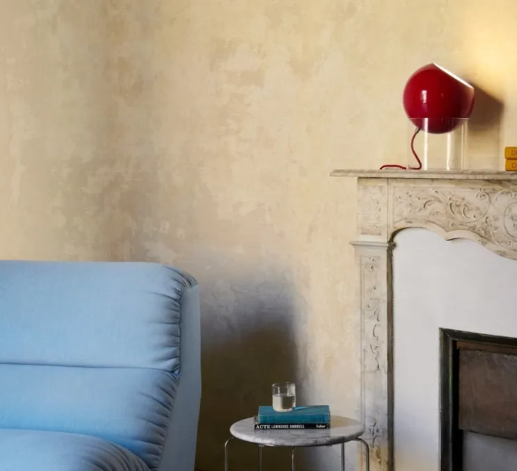 Lampe à poser, Topan VP13, rouge vermillion, Ø21cm, H31,5cm - Andtradition