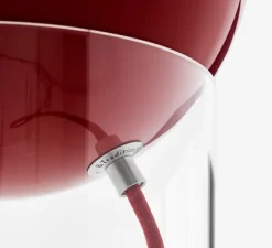Lampe à poser, Topan VP13, rouge vermillion, Ø21cm, H31,5cm - Andtradition