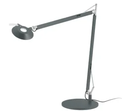 Lampe à poser, Torino, gris, LED, dim, 2700K, 947 lm, L79,4cm, H88,9cm - Stilnovo
