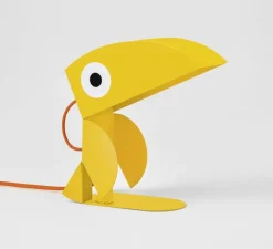 Enfants|Lampe*Bleu Carmin Design Lampe à poser, Toucan, , L21cm, H23cm - jaune