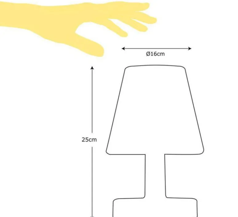 Enfants|Lampe*Fatboy Lampe à poser, Transloetje, , LED, Ø16,5cm, H25,5cm - gris