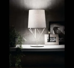 Lampe*Faro Lampe à poser, Tree, , LED, H51,5cm, Ø23cm - blanc