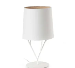 Lampe*Faro Lampe à poser, Tree, , LED, H51,5cm, Ø23cm - blanc