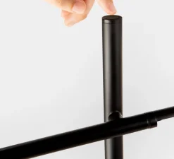 Lampe*LEDS C4 Lampe à poser, Tubs, , LED, dim, 3000K, 403 lm, L60,5cm, H61cm - noir