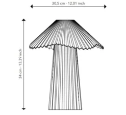 Lampe à poser, Uala S, noir, Ø30,5cm, H34cm - Serax