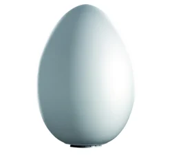 Lampe à poser, Uovo Media, blanc, Ø27cm, H44cm - Fontana Arte