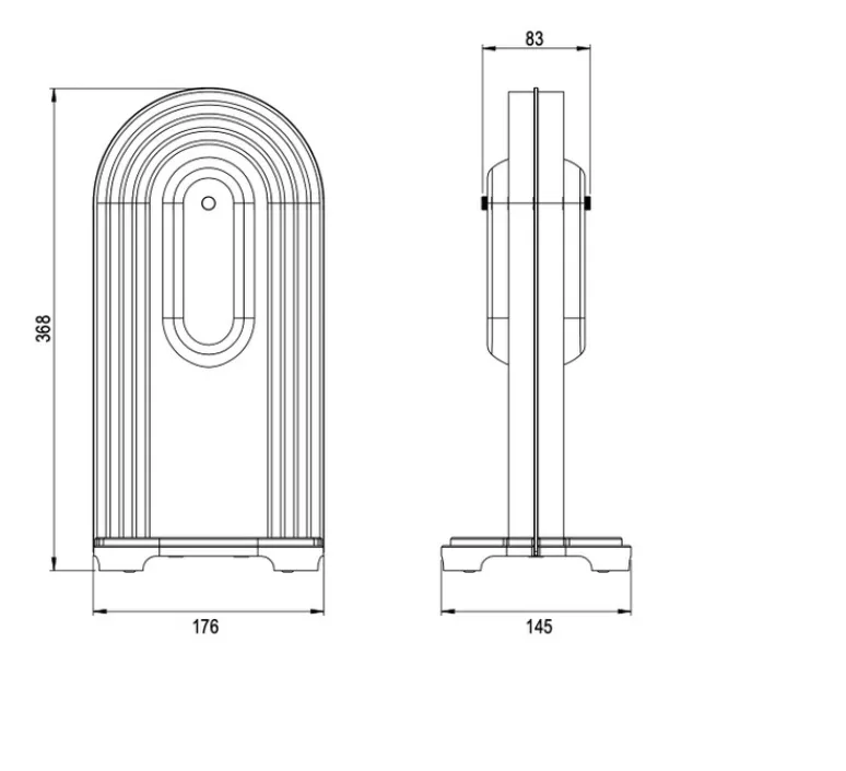 Lampe*Bert frank Lampe à poser, Vima, , L36cm, H37cm - albâtre, laiton brossé