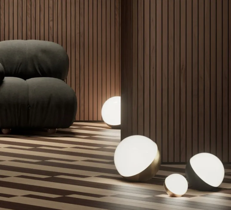 Lampe*Louis Poulsen Lampe à poser, VL Studio, , Ø15cm, H14,5cm - laiton brossé