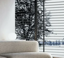 Lampe*Lodes Lampe à poser, Volum 22, , dimmable, Ø22cm, H21cm - blanc brillant